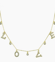 JTG Love Bezel Necklace