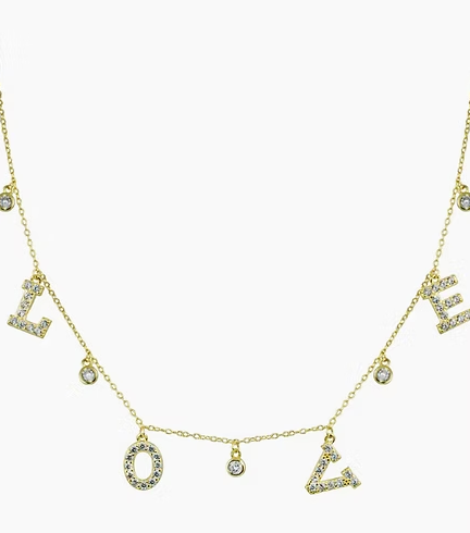 JTG Love Bezel Necklace