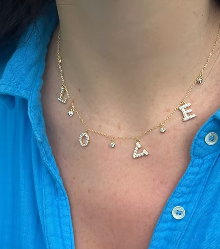 JTG Love Bezel Necklace