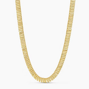 JTG Golden Wave Tennis Necklace