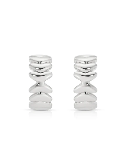 Ettika Small Metal Moderna Hoops