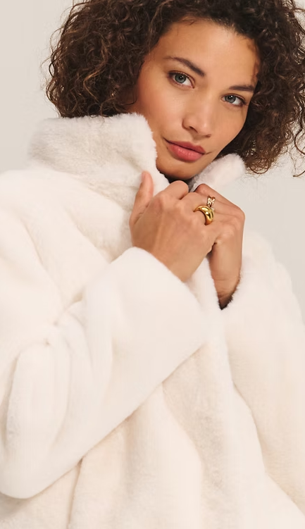 Velvet by Graham & Spencer Sheena Faux Fur Jacket