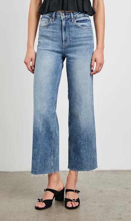 Rails Getty Wide Leg Crop Jean (Tradewind)