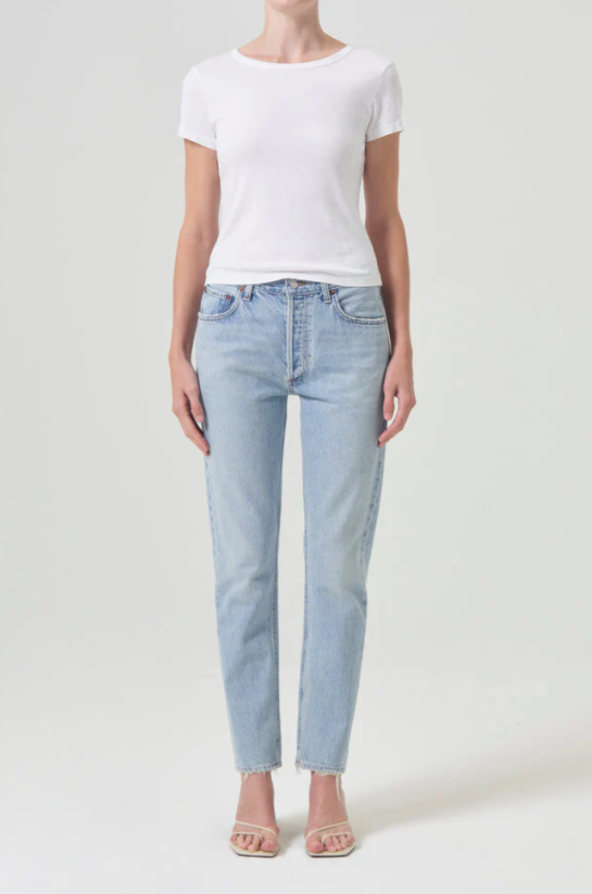AGOLDE Austin Mid Rise Tapered Slim Jean (Lost)