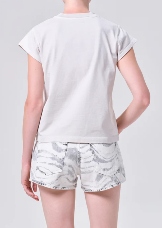 AGOLDE Long Line Bryce Cap Sleeve Tee