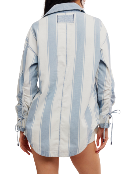 Free People Crossroads Striped Shirt