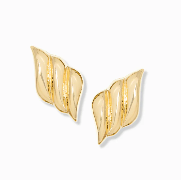 Marlyn Schiff Wing Button Earring