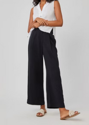 Bella Dahl Marina Pleated Wide Leg Ankle Pant