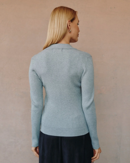 Bella Dahl Collared Button Down Sweater