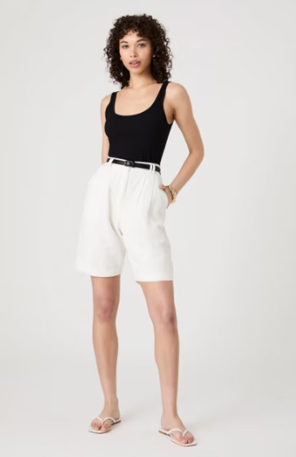 French Connection Birdie Linen Bermuda Short