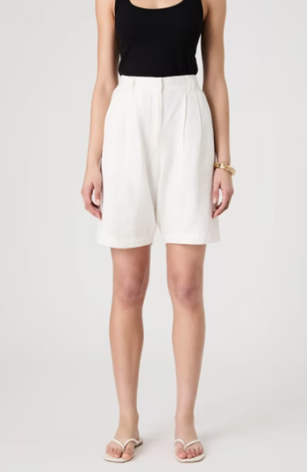 French Connection Birdie Linen Bermuda Short