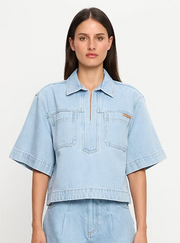 KIVARI Avery Denim Top