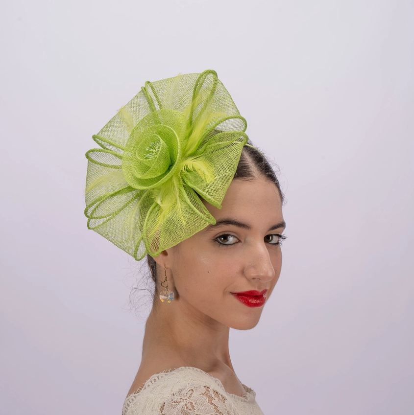 Sinamay Flower Fascinator