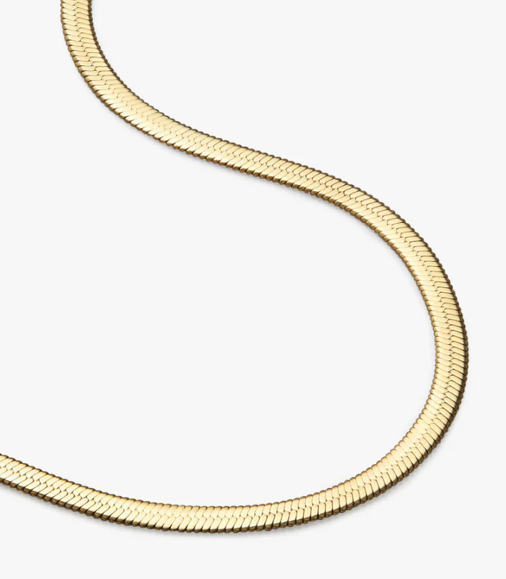 Ana Luisa Ina Herringbone Chain Necklace