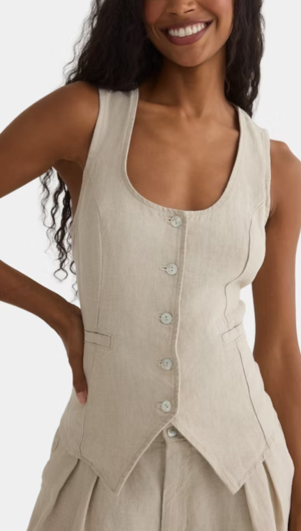 Bella Dahl Scoop Neck Vest