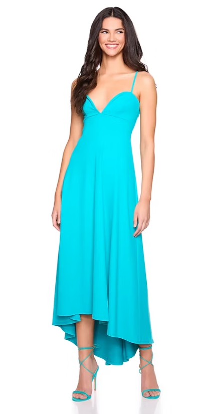 Sweetheart String High-low Dress 32-42"