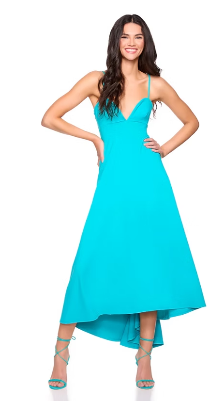 Sweetheart String High-low Dress 32-42"