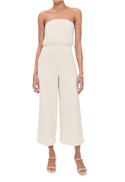 Susana Monaco Blouson Tube Jumpsuit 24" Inseam