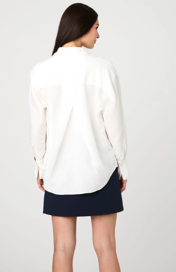 French Connection Birdie Linen Oversized Shirt