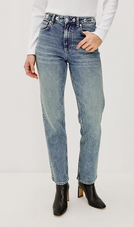 Rails Topanga Straight Leg Jean (Desert Sky Studded)