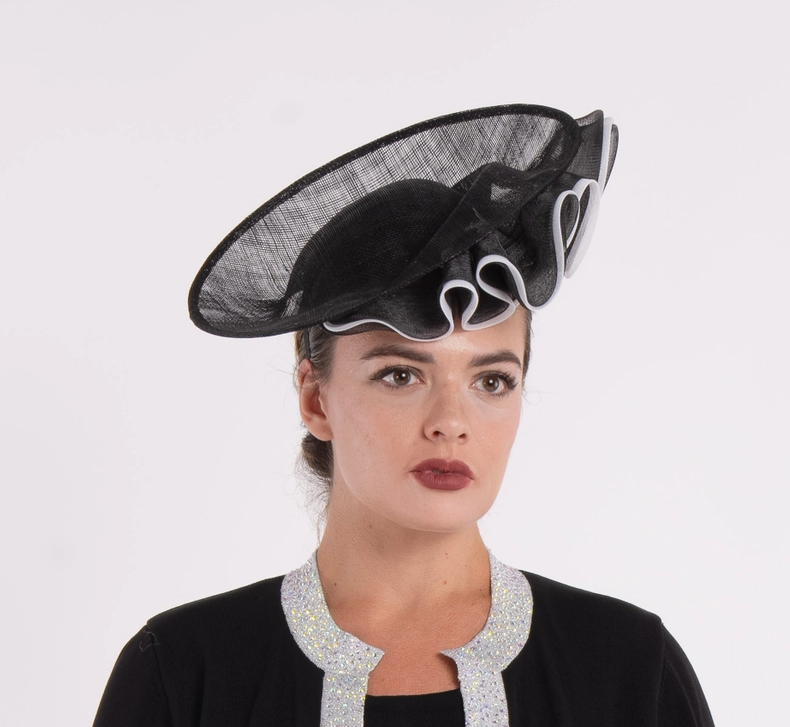 Two Tone Crinoline Fascinator