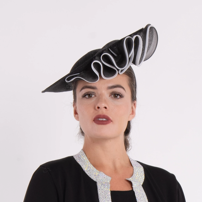 Two Tone Crinoline Fascinator