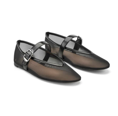 Marc Fisher Godina Mesh Mary Jane Ballet Flat