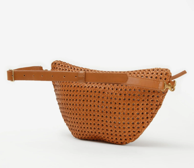 Clare V. Grande Fanny (Tan Rattan)