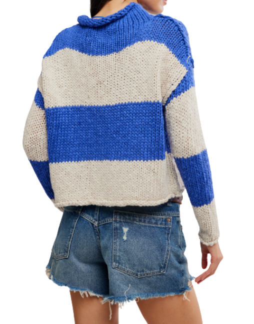 Free People Opal Rugby Stripe Sweater