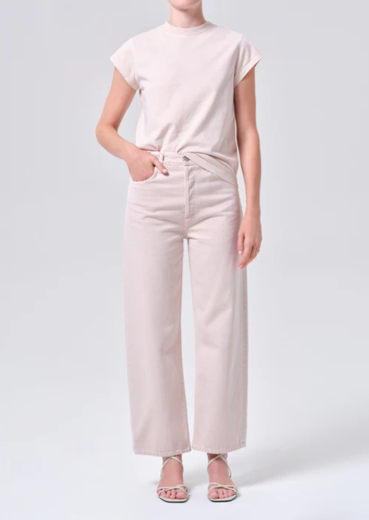AGOLDE Ren High Rise Wide Leg Jean (Foundation)
