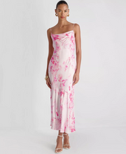 French Connection Oona Satin Sophie Floral Midi Dress