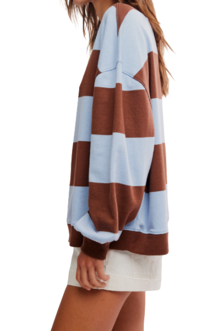 Free People Classic Stripe Crewneck Top