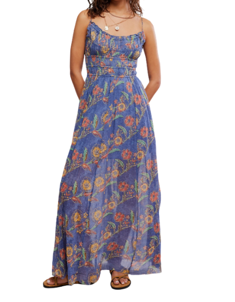 Free People One Ciella Printed Maxi Dress
