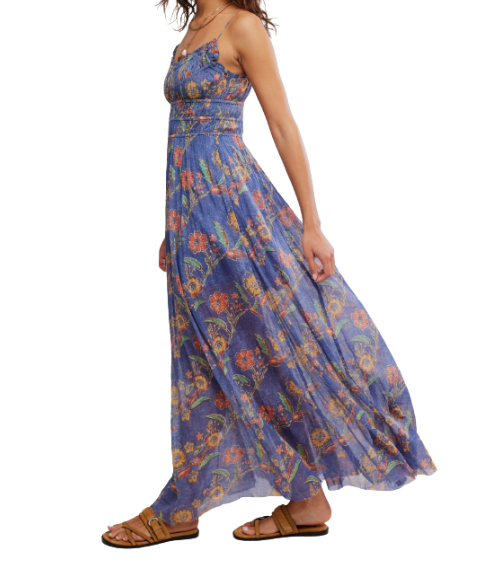 Free People One Ciella Printed Maxi Dress