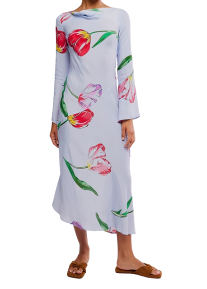 Free People Zadie Diagonal Seam Midi