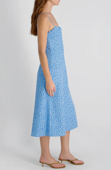 French Connection Stacey Floral Print Midi Dress