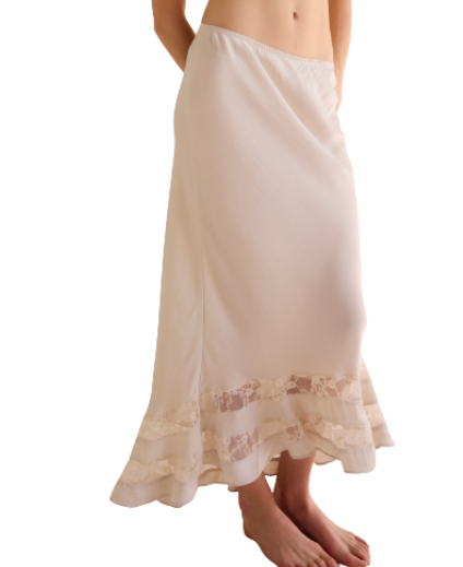 Free People Long Lost Lover Maxi Slip Skirt