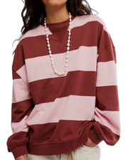 Free People Classic Stripe Crewneck Top