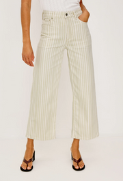 Rails Getty Crop Wide Leg Jean (Malibu Stripe)