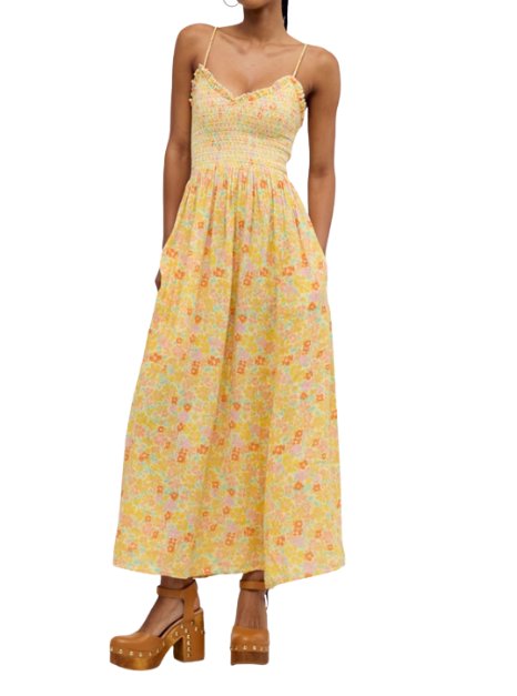 Free People Sweet Nothings Midi Dress