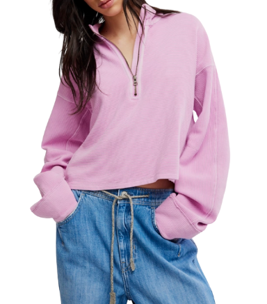 Free People Celeste Quarterzip