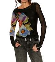 Free People Lilly Printed Longsleeve
