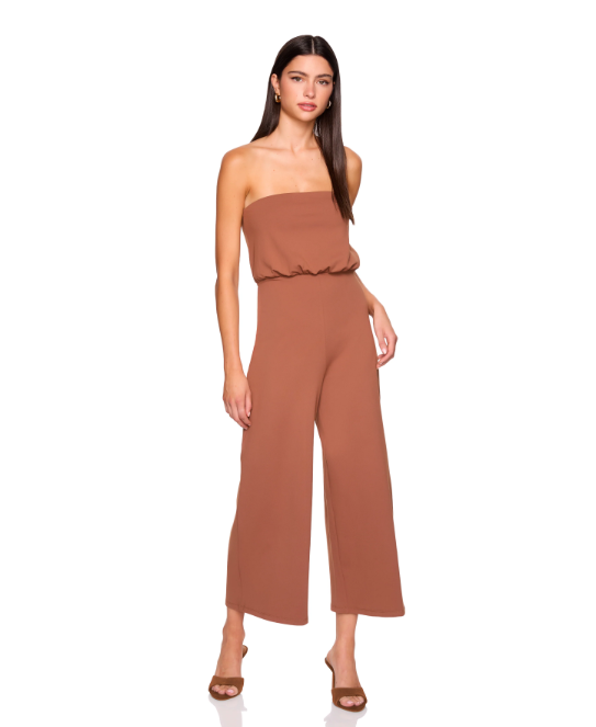 Susana Monaco Blouson Crop Jumpsuit