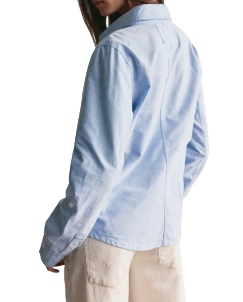 Free People Benny Slim Oxford Shirt