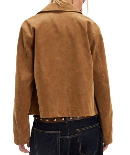 Free People Hera Vegan Suede Jacket
