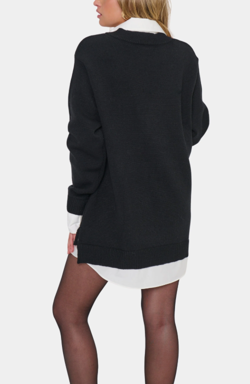 Show Me Your Mumu Lyle Collared Sweater Dress