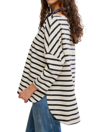 Free People 2 Sense Long Sleeve Tee