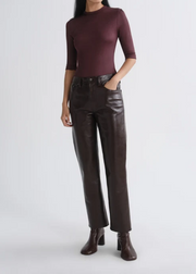 AGOLDE Lana in Recycled Leather (Madera)