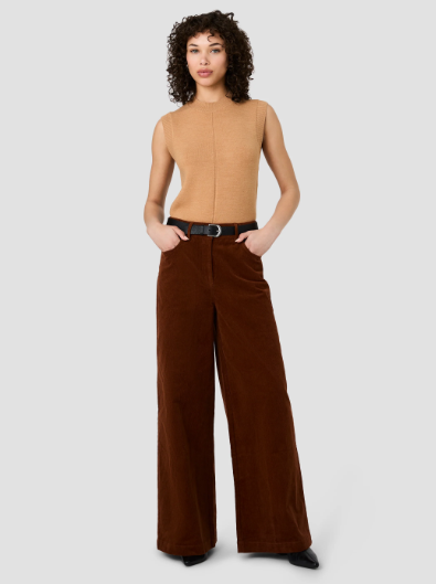 French Connection Casey Corduroy Wide Leg Pants
