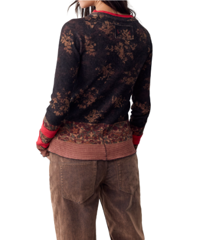 Free People Easy Does It Printed Thermal Top